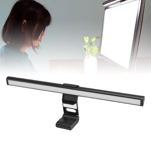 Computer Monitor Lamp, Eye Care Anti Glare Computer Lights Bar, 3 Color Temperature Dimmable Office Desk Lamp for Working