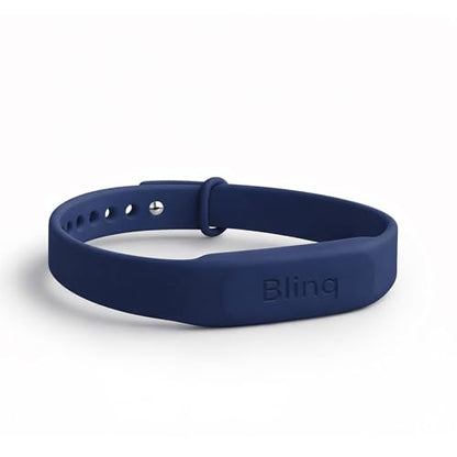 Blinq NFC Digital Business Card - Wristband - Tap to Share (Blue) - color: Blue