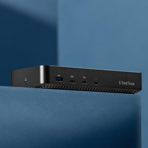SideTrak 4K Docking Station | 13 Port High-Speed USB C Dock | Laptop Docking Station Dual Monitor/Triple Monitor | 100W Power Delivery | Compatible with Windows, Mac, Chrome - size: 13-Port (2x DP + 2x HDMI)