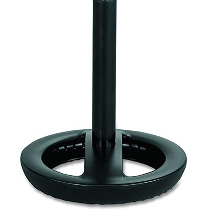 Safco Twixt Active Movement Seating Chair, Ergonomic Support, Extended Height, Black Mesh - color: Black, style: Extended-Height