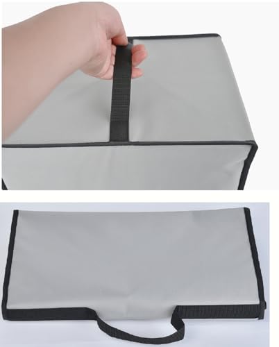 AF-WAN Printer Dust Cover for Canon PIXMA TS4320/TS6520 Wireless Color Inkjet Printer, 600D Nylon Waterproof Dustproof with Top Handle, Foldable & Easy to Use (Silver Grey) - color: Silver Grey
