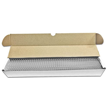 Binditek 50 Pack Plastic Spiral Binding Coils, 6mm(1/4"), 30 Sheet Capacity, 4:1 Pitch, Clear, 48Loops, for Letter Size, for Students and Coworkers - size: 6mm, style: 50P , Clear
