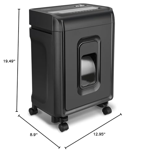 Aurora AU830MA High-Security 8-Sheet Micro-Cut Paper and Credit Card Shredder/ 20 Minutes/Security Level P-5 - style: 8-Sheet Micro-Cut