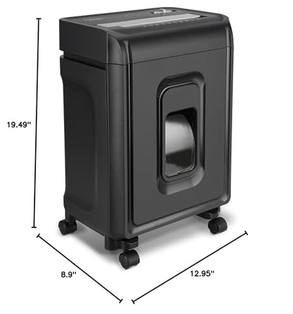Aurora AU830MA High-Security 8-Sheet Micro-Cut Paper and Credit Card Shredder/ 20 Minutes/Security Level P-5 - style: 8-Sheet Micro-Cut