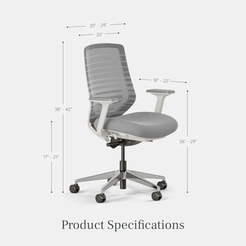 Branch Ergonomic Chair, Versatile Desk Chair with Adjustable Lumbar Support