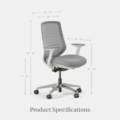 Branch Ergonomic Chair, Versatile Desk Chair with Adjustable Lumbar Support