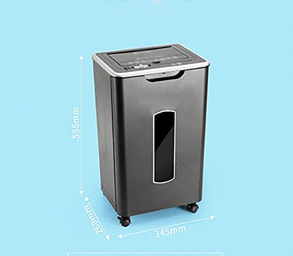 Auto Feed Microcut Paper Shredder, Professional Grade High Security, CD/Card Ultra Quiet Shredder for Home Office with(Black)
