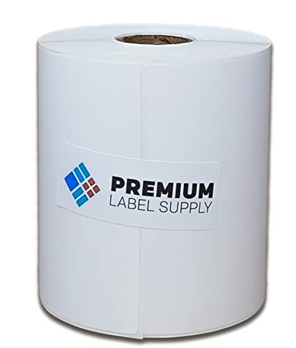 Premium Label Supply 4x8 Direct Thermal Shipping Labels - 200 Labels per Roll - 1'' Core - 20 Rolls (4000 Labels) - size: 20 Rolls (4000 Labels)