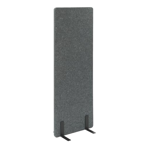 Office Partition, 24 x 66 Room Divider Large Privacy Screen Portable Partition Wall, Free Standing Office Divider Screen for Home Office Dorm Decor (Light Grey)