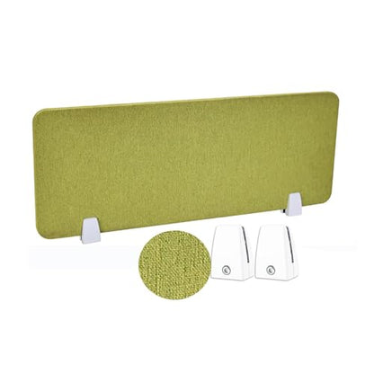 Acoustic Desk Divider Mounted Privacy Panel Privacy Partition Screen Increase Private Space and Reduce Noise Suitable for Classrooms, Homes, Offices, Libraries(Green,30X80CM) - color: Green, size: 30X80CM