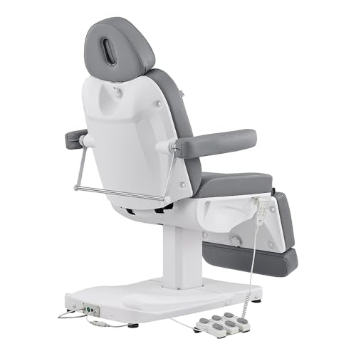 Dir Full Electrical Medical Aesthetic Chair Facial Beauty Bed Podiatry Doctors Office Chair with 3 Motors Ink - color: Grey
