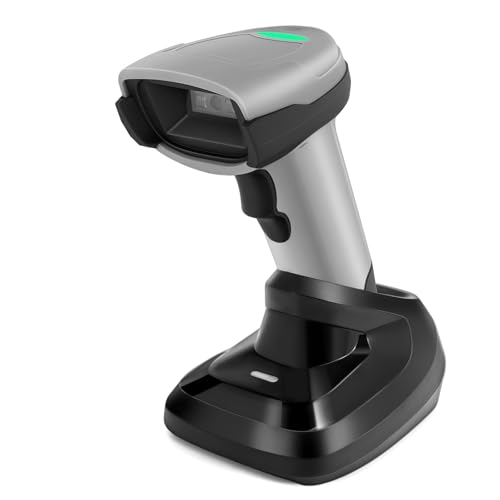 Barcode Scanner Wireless, Bluetooth Barcode Reader with Stand 3 in 1 Bluetooth & 2.4G Wireless & USB Wired Connection 1D&2D&QR&PDF417 Data Matrix Handheld Bar Code Scanners - size: 2D-2209WT-Wireless
