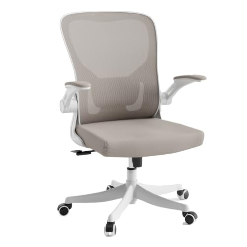 Monhey Ergonomic Mesh Office Chair with Lumbar Support, Khaki - color: 01khaki