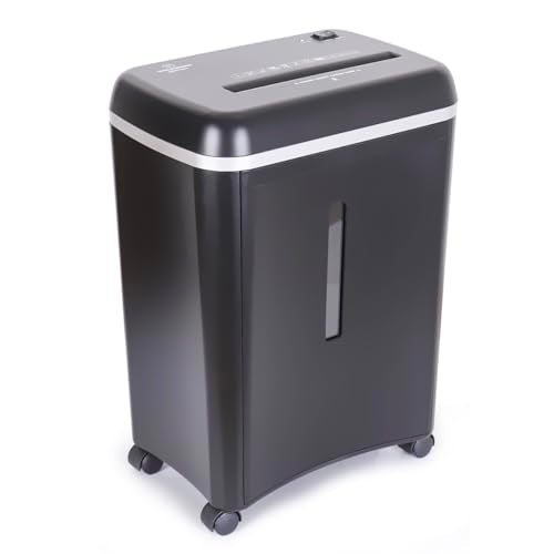 WOLVERINE SD9101 P5 Super Micro Cut Shredder, 8-Sheet, 4.5Gal Bin, Ultra Quiet, Black - size: 8-Sheet Level P-5-Black