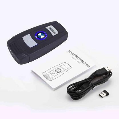 2D QR Barcode Scanner Omnidirectional Hands-Free USB Automatic Barcode Reader for Mobile Payment Computer Screen Scan - color: Black