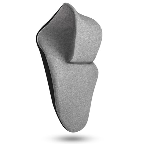 Ergonomic Memory Foam Neck Support for Office Chair, Desk Pillow with Fixed Strap, Elastic Sponge Headrest for Most Chairs Without Headrests