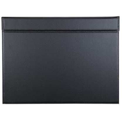 KINGFOM 18''x14'' Large Rectangle A3 Desk Writing & Drawing Desk Pad &Board Table Protector Mat with Paper Clip on Top Black - color: Black-a186
