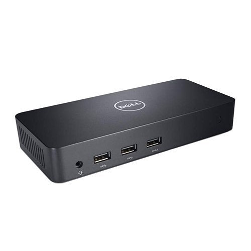 Dell USB 3.0 Ultra HD/4K Triple Display Docking Station (D3100) (Renewed)