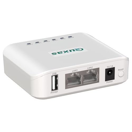 LP-N110W Wireless Print Server for USB Printer, Easy USB Sharing and Stable Network Printing Compatible with Windows, macOS, for Home Office