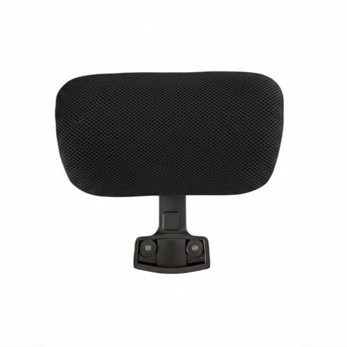 Office Headrest Breathable Mesh Ergonomic Adjustable Chair Attachment Clamp Suitable for Professionals Students Gaming Desks, Black-B
