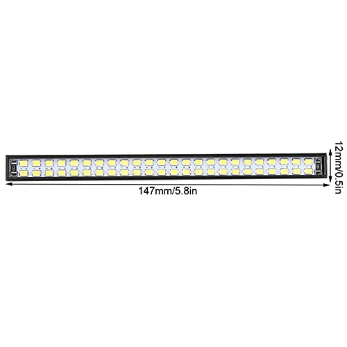 48pcs LED RC Roof Lamp for RC Car, Wireless Remote Control Light Bar with 3 Modes, Universal Fit for HPI Axial HSP Crawler Accessories