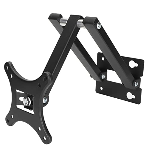 Full Motion TV Wall Mount for 17-22 Inch TVs, Articulating Monitor Bracket with 180 Degree Rotation, Tilt and Swivel Adjustable Arms for Heavy Duty Up to 44lbs