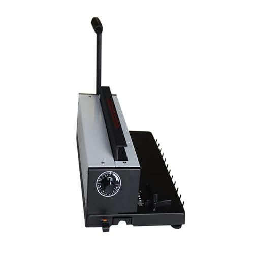 Binding Machine, 34 Holes Office Manual Wire Coil Spiral Binding Machine Punching Binding Capacity（quare Hole）