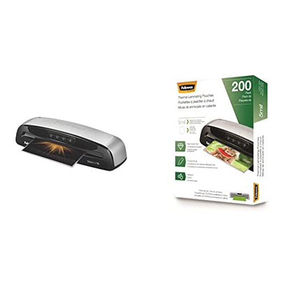 Fellowes Saturn 3i 95 Thermal Laminator Machine Bundle with Laminating Pouches - size: 9.5 Inch