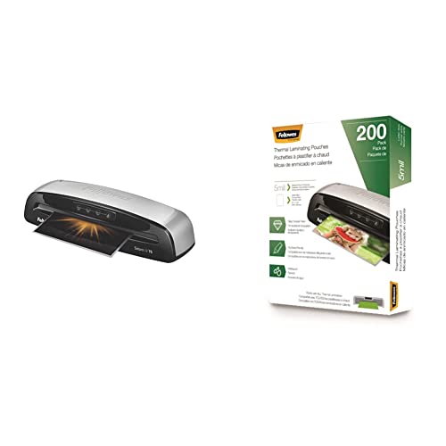 Fellowes Saturn 3i 95 Thermal Laminator Machine Bundle with Laminating Pouches - size: 9.5 Inch