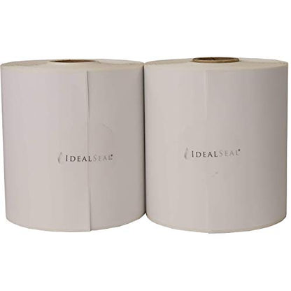 4in. x 1,800in. 745-0 Continuous Direct Thermal Shipping Labels for PB J645,J644, 1E03, 1E23 and 1E26 Label Printers (2 Pack)