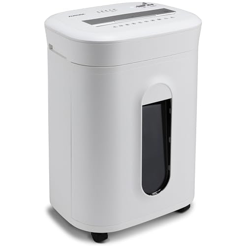 Aurora High-Security 10-Sheet Micro-Cut Paper and Credit Card Shredder with 6 Gallon Pullout Basket / 60 Mins Running Time/Security Level P-5 - style: 10-Sheet MicroCut / P5