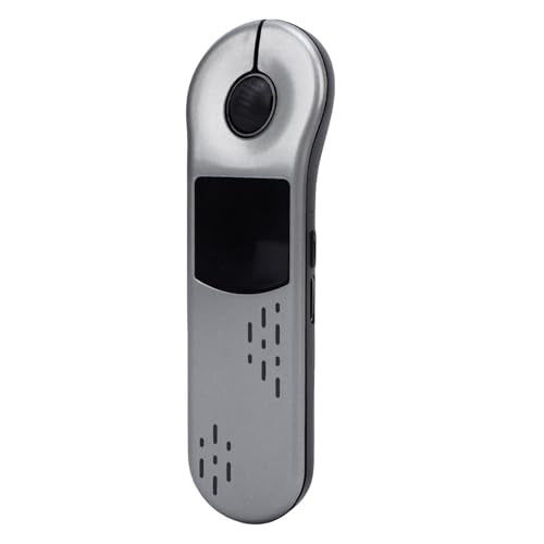 Yunseity Wireless Presenter Remote, Rechargeable Bluetooth 5.3 2.4G Presentation Clicker with Touchpad and USB Receiver, for PC Laptop iOS OS X (Gray) - color: Gray