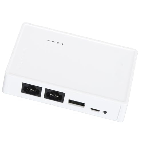 Pssopp 480Mbps Print Server, USB 2.0 Wireless Printer Server with LAN Bridge, MultiUser Support and Easy Setup for Home Office