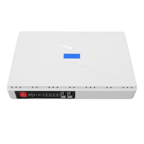 LICAEVEY Mini UPS 8800mAh Battery Backup Uninterruptible Power Supply for WiFi Router, DC Router Backup Battery, Protection for Modem Internet, Home Office Security System (US Plug)