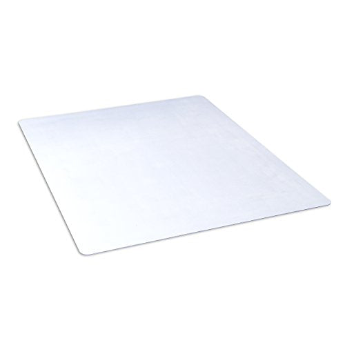 Dimex Clear Office Chair Mat for Hard Floors – 46" x 60" Rectangle Vinyl Floor Protector for Wood, Tile, Vinyl & Laminate, Smooth Glide - size: 46" X 60"