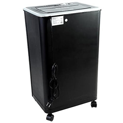 Auto Feed Microcut Paper Shredder, Professional Grade High Security, CD/Card Ultra Quiet Shredder for Home Office with(Black)