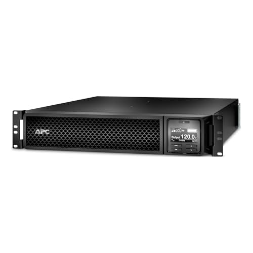 APC UPS 1000VA Smart-UPS Single Phase Online Uninterruptible Power Supply, Rack Mount UPS (SRT1000RMXLA) - size: 1000VA, style: Rack Mount