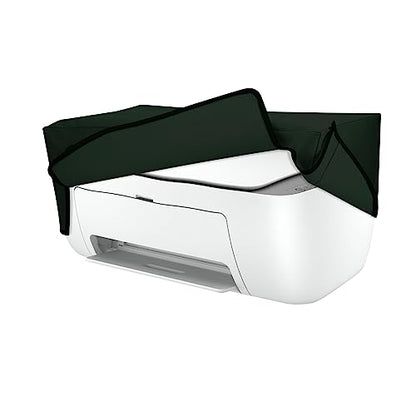kwmobile Dust Cover Compatible with HP DeskJet 2755e / DeskJet 2720e / 2710e / 2820e / 2721e - Printer Case - Fabric Protector Cover - Dark Green - color: Dark Green