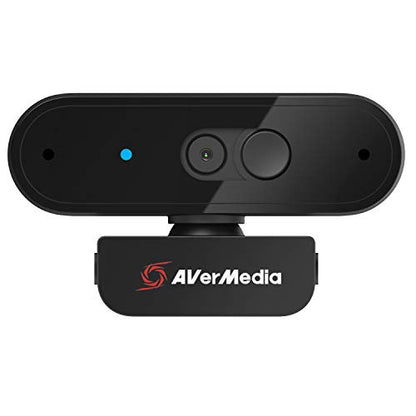 AVerMedia PW310P Webcam - Full 1080p 30fps HD Camera with Autofocus and Dual Stereo Microphones, Work from Home, Remote Learning - NDAA Compliant - style: 1080p 30fps Auto focus