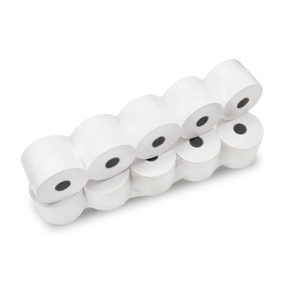 (36 Rolls) Adding Machine/Calculator Roll, 2-1/4" x 150 ft, White Printing Calculator Tape