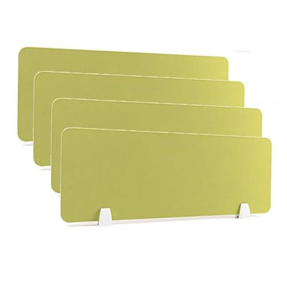 Desktop partition,Desk Privacy Divider, 4 Packs Desk Divider, Privacy Panel, Acoustic Freestanding Desktop Partition, Desk Dividers Sound Proof Dividers Reducing Noise(Green,30X120CM) - color: Green, size: 30X120CM