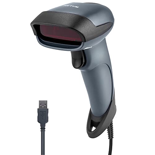 NETUM USB Laser Barcode Scanner, Handheld 1D Wired Bar Code Scanner | Scanning UPC EAN Reader Gun Retails for Supermarket, Convenience Store, Warehouse - NT-M1 - size: 1D -M1