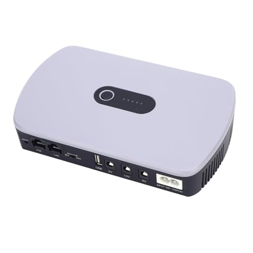 10400mAh Portable LFP UPS Battery Backup Power Supply for Router Modem Devices Compact Energy Star Certified 100 240V US Plug
