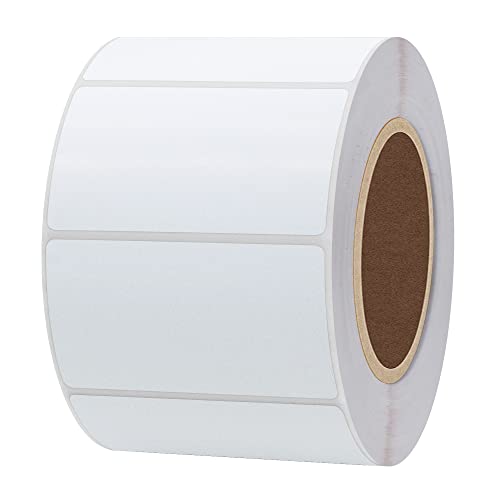 Hybsk 2.25x1.25 inch Direct Thermal Labels for Barcodes, Address, Compatible with Rollo Label Printer & Zebra Desktop Printers (2.25"x1.25",White) - color: 1 Roll White, size: 2.25"x1.25"