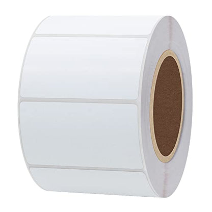 Hybsk 2.25x1.25 inch Direct Thermal Labels for Barcodes, Address, Compatible with Rollo Label Printer & Zebra Desktop Printers (2.25"x1.25",White) - color: 1 Roll White, size: 2.25"x1.25"