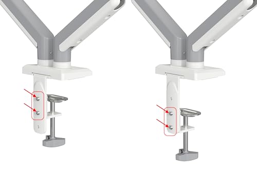 Uplite Dual Monitor Mount Height Adjustable Gas Spring Arm for 15” - 32" Screen