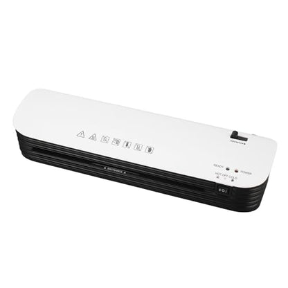 ViaGasaFamido A4 Hot Cold Laminator Machine 9 Inch Quick Warm Up with 50 Laminating Pouches and Paper Trimmer for Home Office School (US Plug 110‑120V)