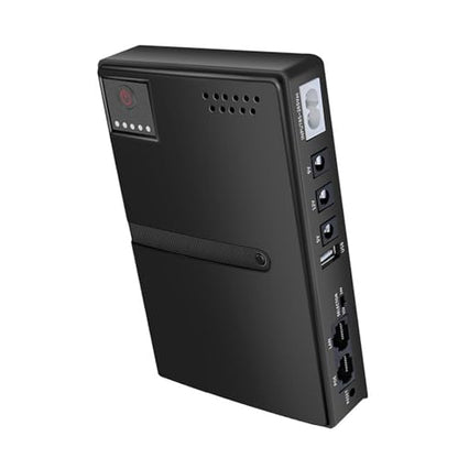 Uninterruptible Power Supply, 15V 24V POE 5V 9V 12V USB 18W Output DC UPS Battery Backup UPS Battery Backup, Power Supply for Router Optical Modem Security Camera (US Plug)