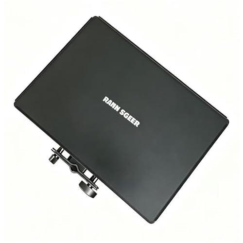 Microphone Stand Tray, 15.6" x 10.8", Black | Steel Shelf, 12 lbs - size: 15.6" X 10.8"