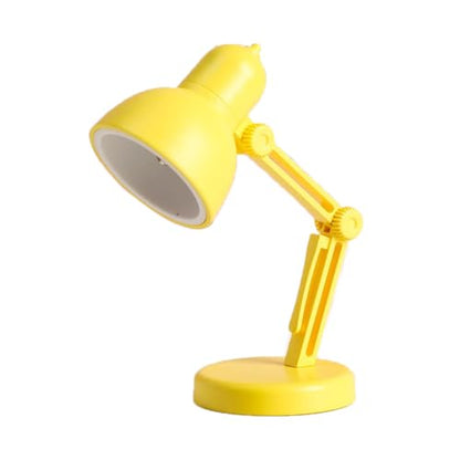 AYNEFY LED Desk Lamp Table Lamp with Detachable Magnetic Base Adjustable Brightness for Reading Work and Rest LED Desk Retro Design Swing Arm Table Lighting (Yellow) - size: Yellow